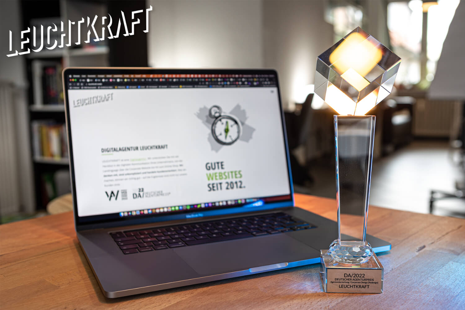 LEUCHTKRAFT ist Award Gewinner Agentur Deutscher Agenturpreis 2022