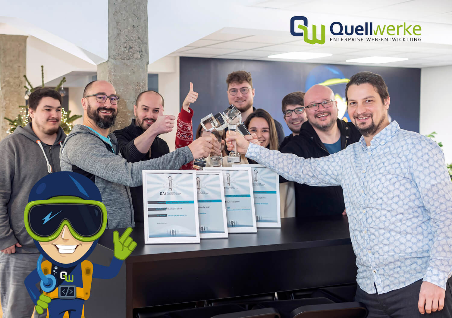 Quellwerke GmbH ist Award Gewinner Agentur Deutscher Agenturpreis 2022