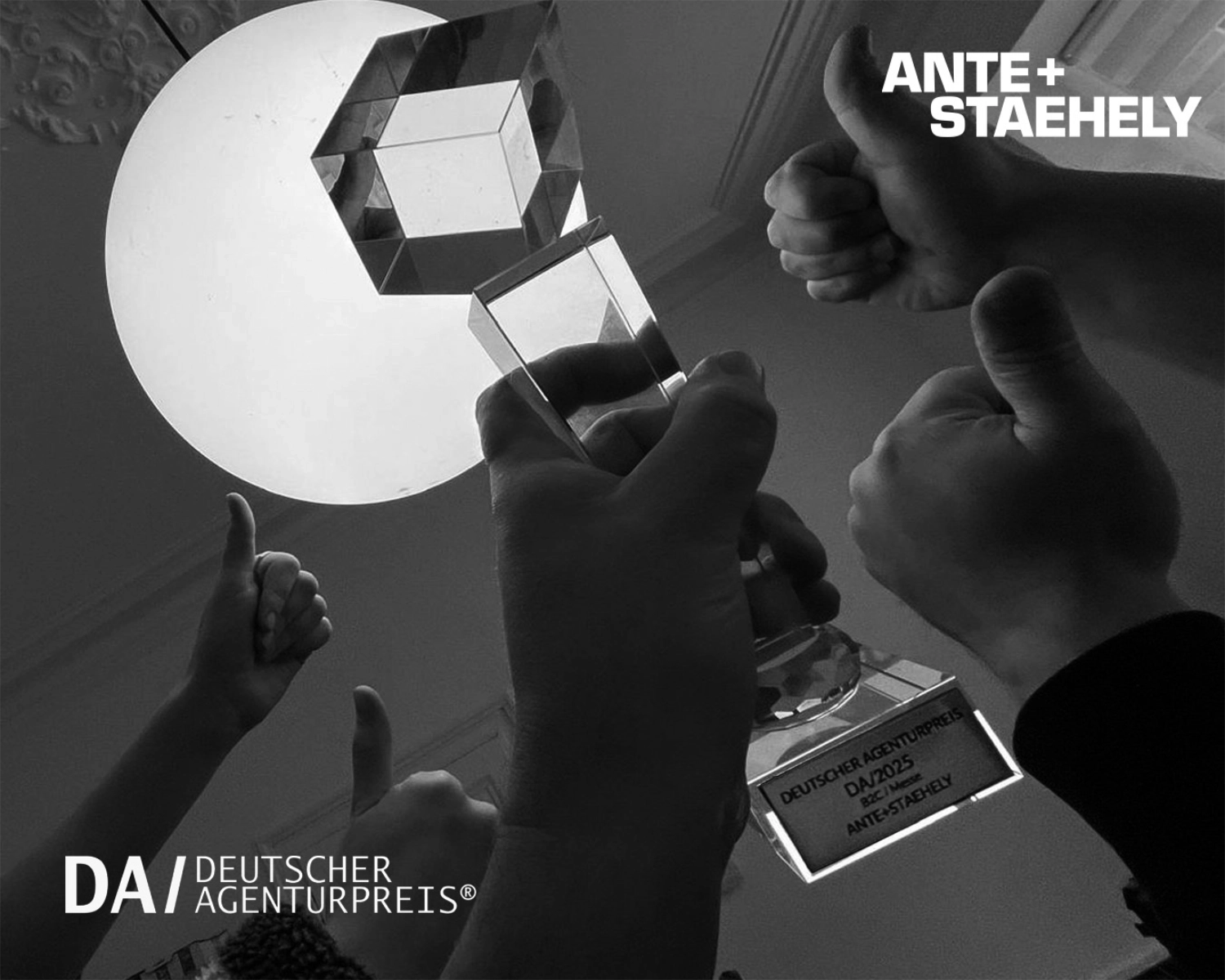 ANTE+STAEHELY GmbH - Award Gewinner Agentur Deutscher Agenturpreis 2025