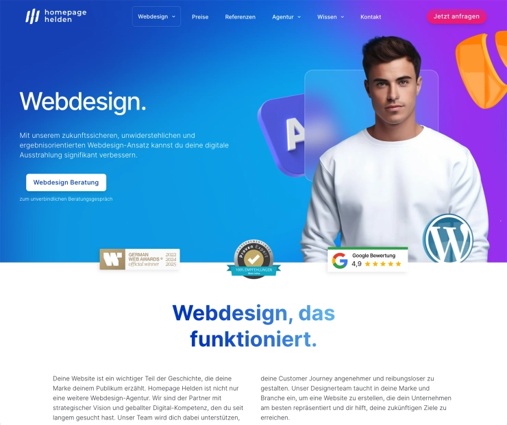 Homepage-Helden_projekt