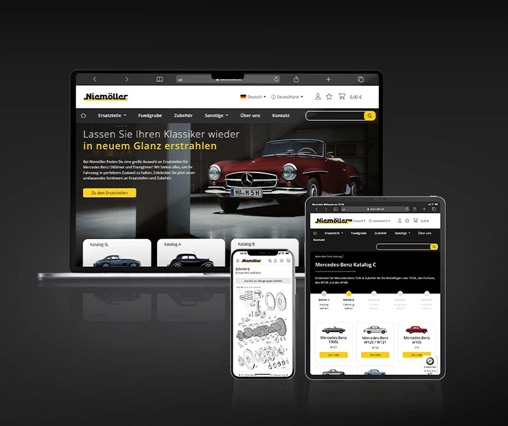 Web Shop Relaunch Niemoeller 2025