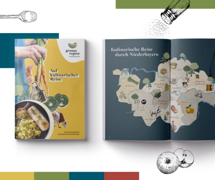 Projektbild Imagebroschuere Genussregion